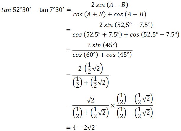 Detail Contoh Soal Trigonometri Beserta Jawabannya Nomer 27