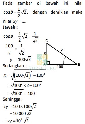 Download Contoh Soal Trigonometri Kelas 10 Dan Pembahasannya Nomer 32