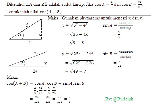 Detail Contoh Soal Trigonometri Kelas 10 Dan Pembahasannya Nomer 47