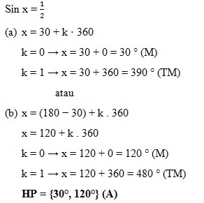 Detail Contoh Soal Trigonometri Kelas 10 Dan Pembahasannya Nomer 51