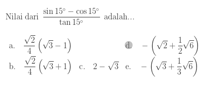 Detail Contoh Soal Trigonometri Kelas 10 Dan Pembahasannya Nomer 53