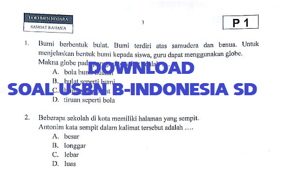 Detail Contoh Soal Try Out Bahasa Indonesia Kelas 6 2019 Nomer 12