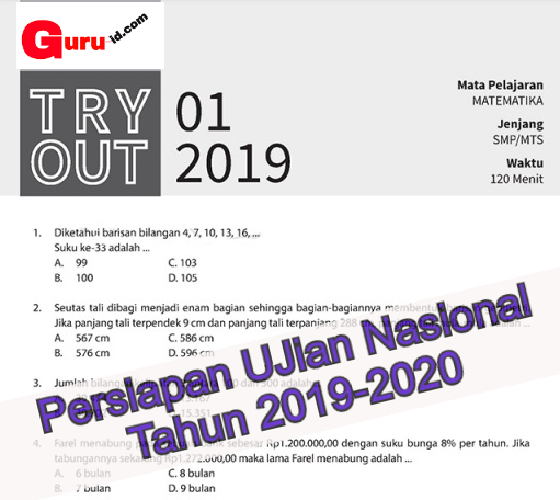 Detail Contoh Soal Try Out Bahasa Indonesia Kelas 6 2019 Nomer 31