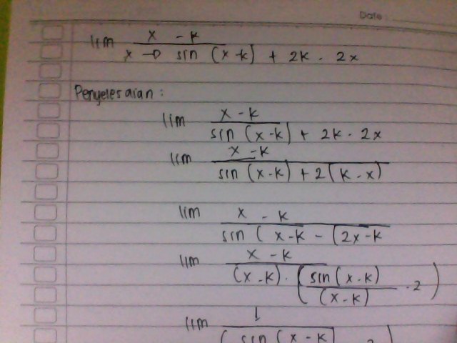 Detail Contoh Soal Turunan Fungsi Limit Nomer 12