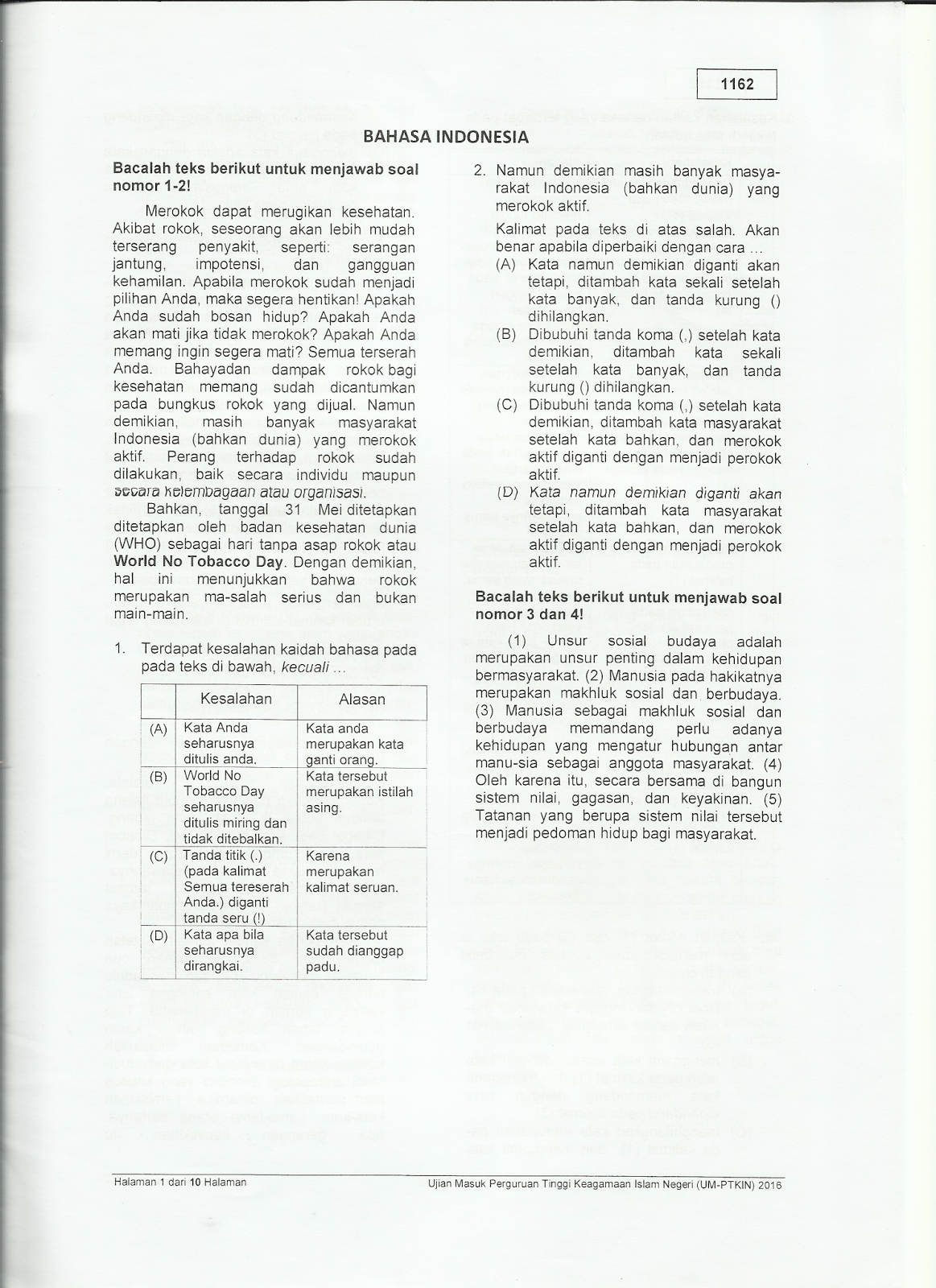 Detail Contoh Soal Um Ptkin Ips Dan Pembahasannya Nomer 33