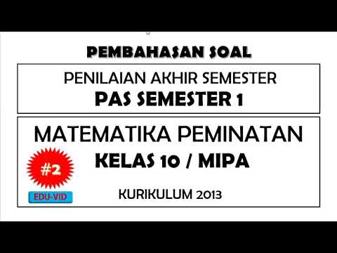 Detail Contoh Soal Uts Matematika Kelas 10 Semester 1 Dan Pembahasannya Nomer 31