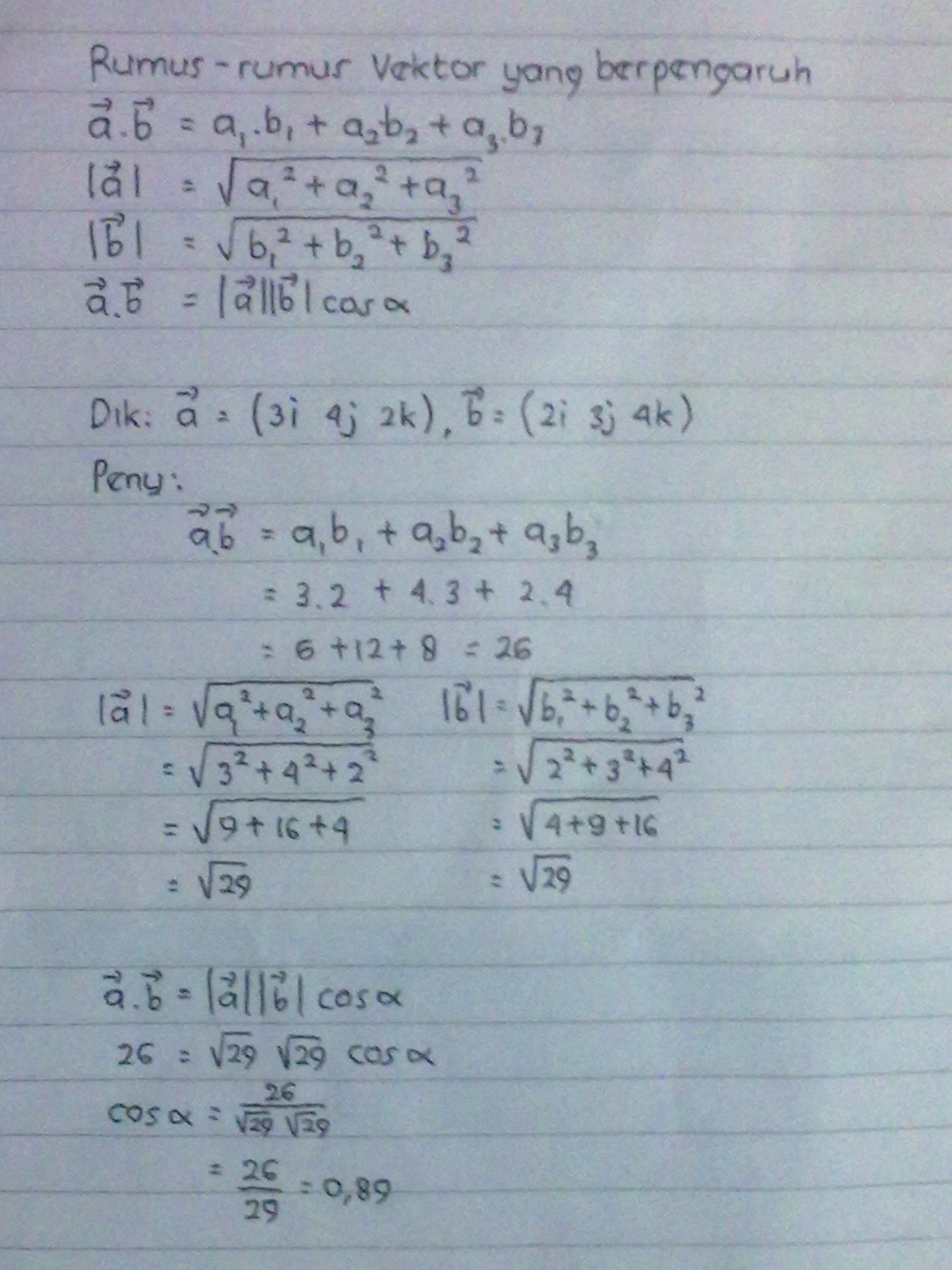 Detail Contoh Soal Vektor Matematika Nomer 31