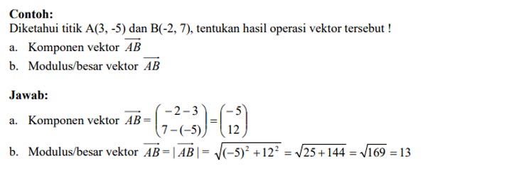 Detail Contoh Soal Vektor Matematika Nomer 5