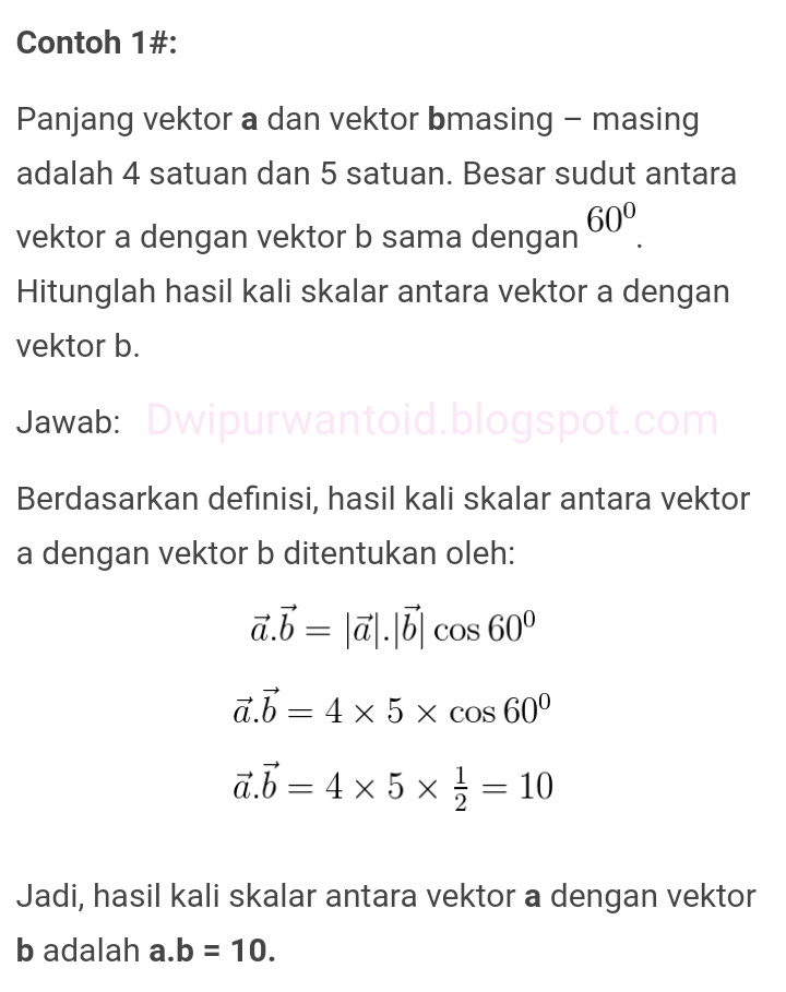 Detail Contoh Soal Vektor Matematika Nomer 37