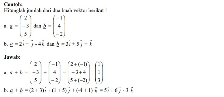 Detail Contoh Soal Vektor Matematika Nomer 7