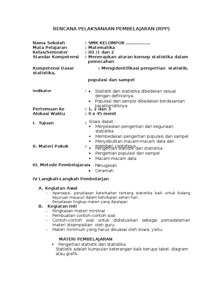 Detail Contoh Statistik Dalam Kehidupan Sehari Hari Nomer 21