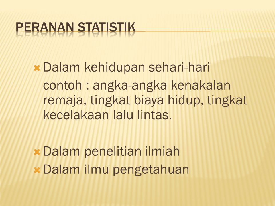 Detail Contoh Statistik Dalam Kehidupan Sehari Hari Nomer 23