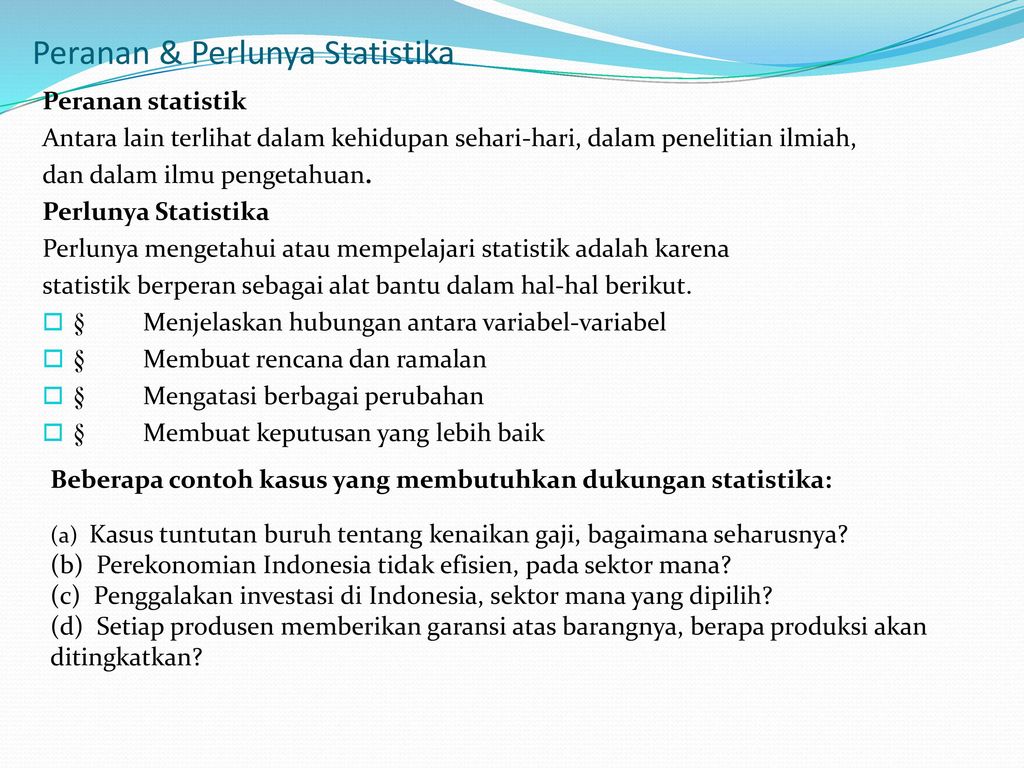 Detail Contoh Statistik Dalam Kehidupan Sehari Hari Nomer 10