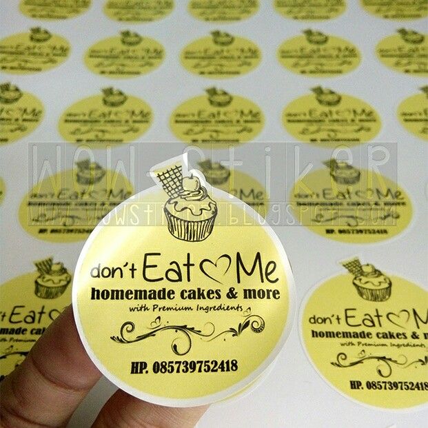 Detail Contoh Stiker Untuk Makanan Nomer 22