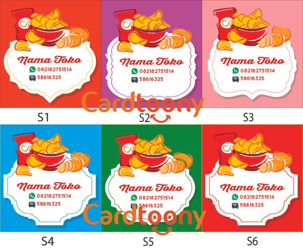 Detail Contoh Stiker Untuk Snack Nomer 32