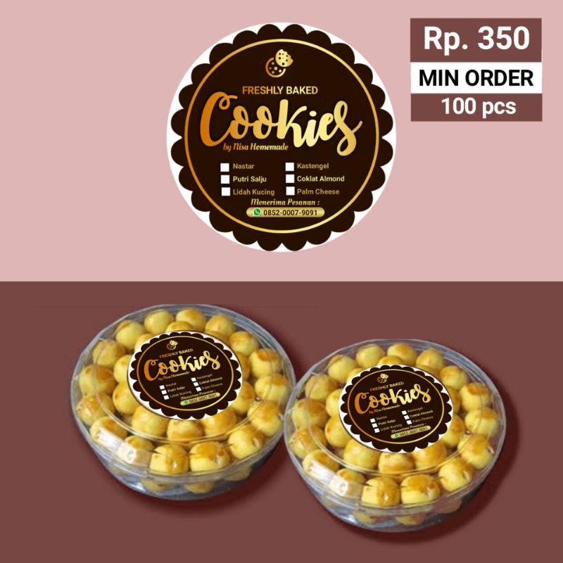Contoh Stiker Untuk Toples Kue Kering - KibrisPDR