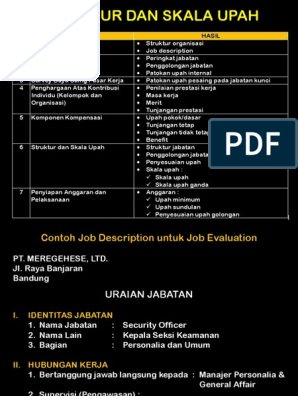 Detail Contoh Struktur Skala Upah Excel Nomer 13