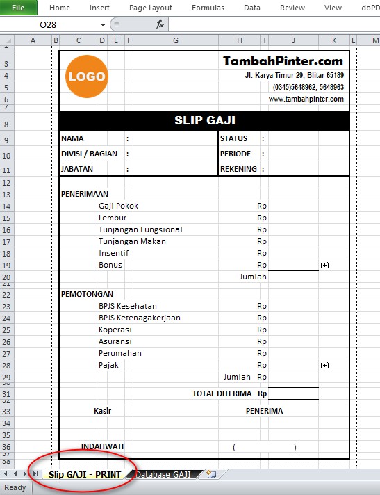 Detail Contoh Struktur Skala Upah Excel Nomer 45