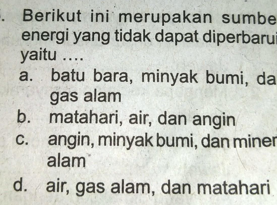 Detail Contoh Sumber Energi Yang Dapat Diperbarui Adalah Nomer 19