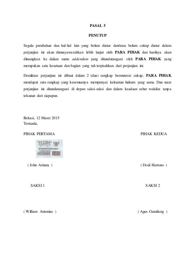 Detail Contoh Surat Endorsement Nomer 27