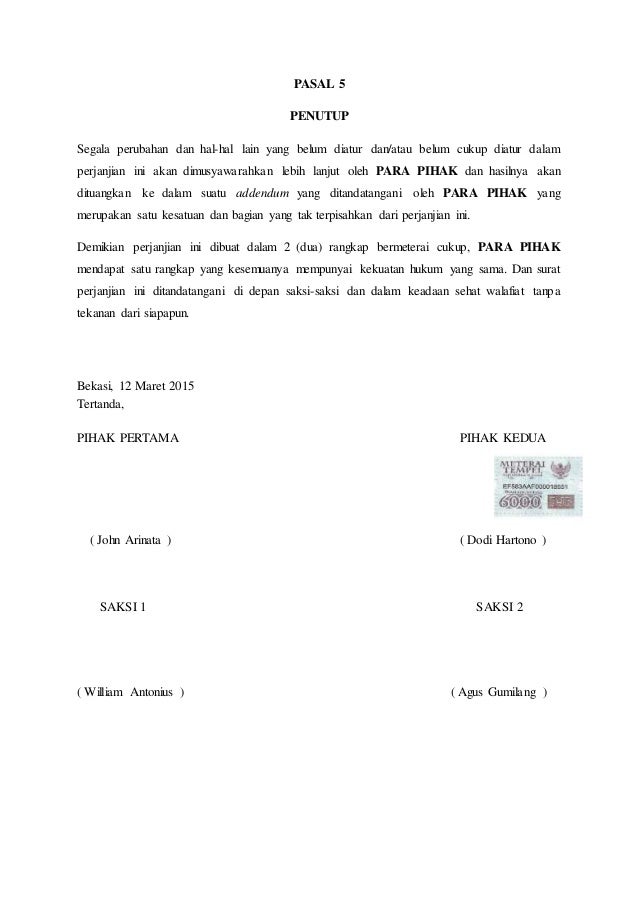 Detail Contoh Surat Endorsement Nomer 36