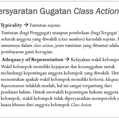 Detail Contoh Surat Gugatan Class Action Nomer 17