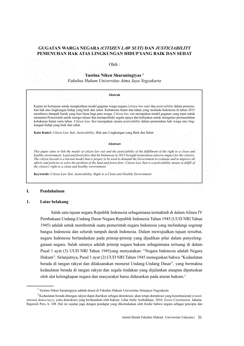 Download Contoh Surat Gugatan Class Action Nomer 19