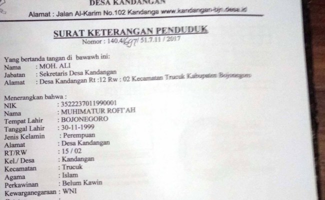 Detail Contoh Surat Keterangan Ktp Sementara Nomer 44