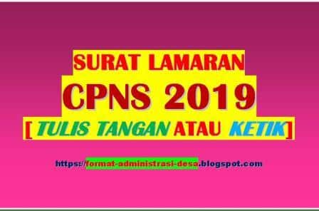 Detail Contoh Surat Lamaran Cpns Tapanuli Utara Nomer 20