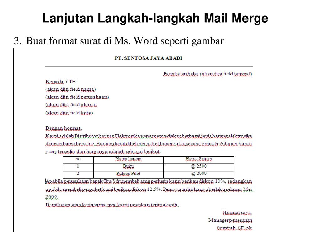 Detail Contoh Surat Massal Nomer 23