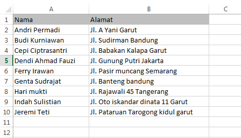 Detail Contoh Surat Massal Nomer 44