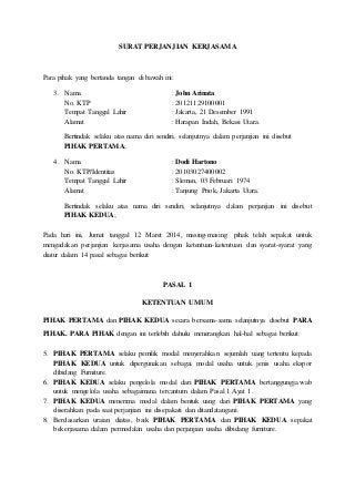 Detail Contoh Surat Perjanjian Sewa Kapal Nomer 21