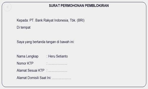 Detail Contoh Surat Permohonan Untuk Bank Nomer 24