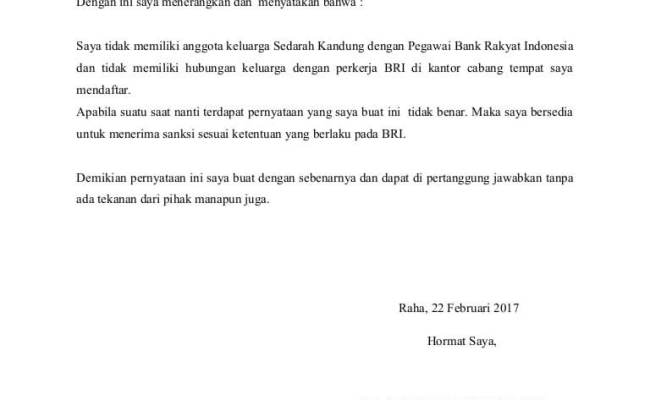 Detail Contoh Surat Pernyataan Tidak Ada Hubungan Keluarga Dengan Pegawai Nomer 14