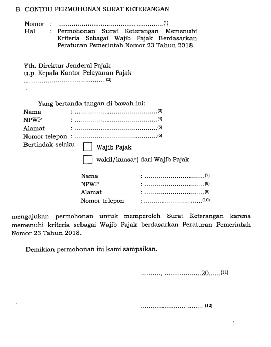 Detail Contoh Surat Pernyataan Untuk Npwp Nomer 24