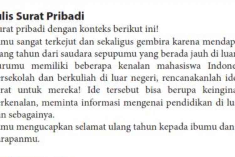 Detail Contoh Surat Pribadi Dalam Bahasa Lampung Nomer 39