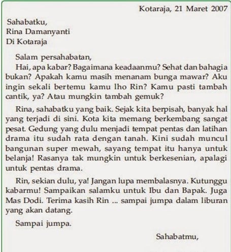 Detail Contoh Surat Pribadi Untuk Orang Tua Dalam Bahasa Inggris Nomer 44