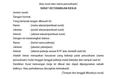 Detail Contoh Surat Rekomendasi Atasan Untuk Pinjaman Nomer 24