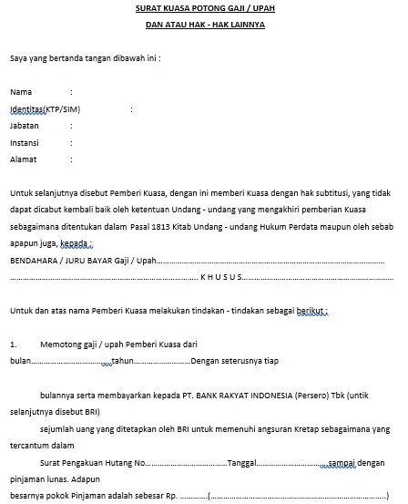 Detail Contoh Surat Rekomendasi Atasan Untuk Pinjaman Nomer 36