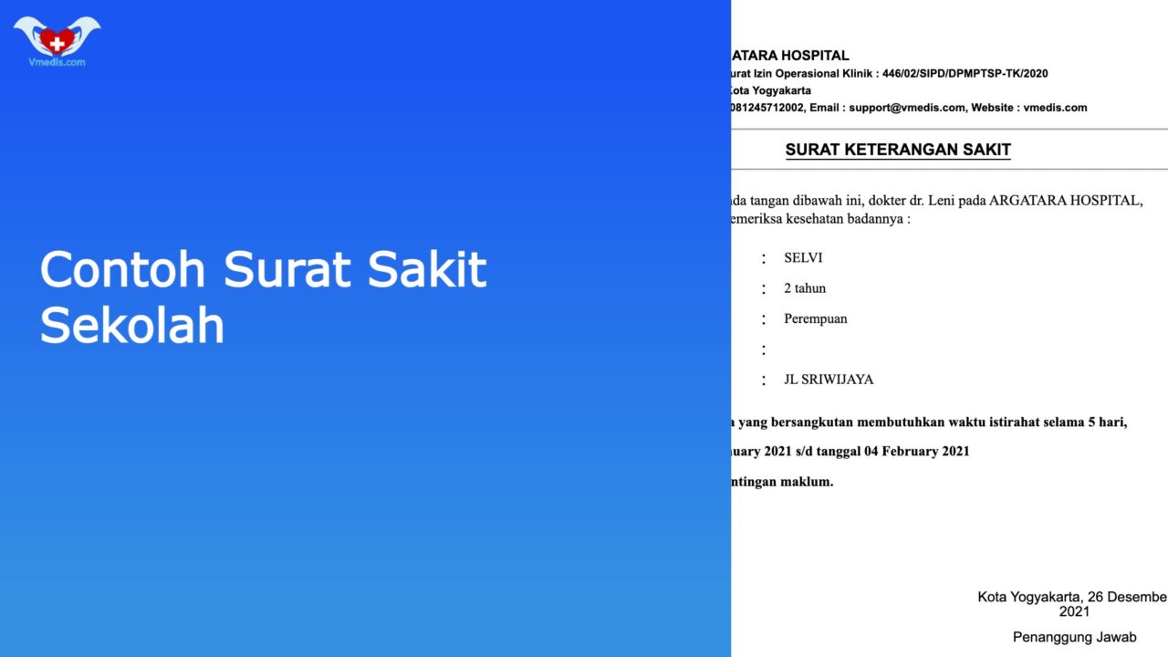 Detail Contoh Surat Sakit Untuk Sekolah Nomer 31