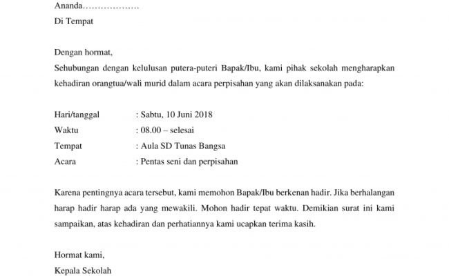 Detail Contoh Surat Undangan Acara Pentas Seni Nomer 12