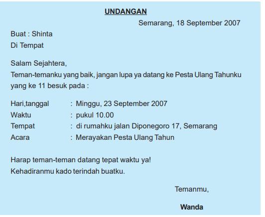 Detail Contoh Surat Undangan Acara Ulang Tahun Nomer 27