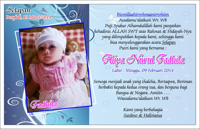 Detail Contoh Surat Undangan Selapanan Bayi Nomer 46