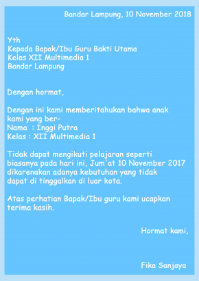 Detail Contoh Surat Untuk Guru Di Sekolah Nomer 49