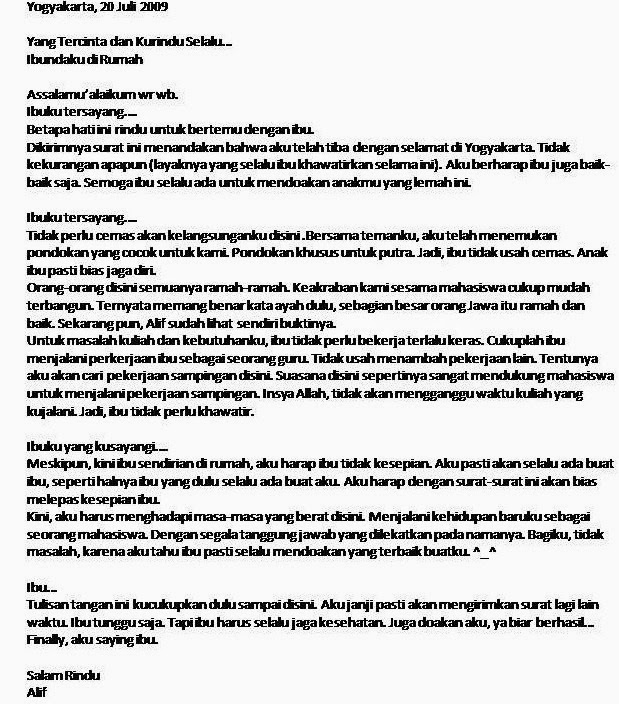 Detail Contoh Surat Untuk Sahabat Pena Baru Bahasa Indonesia Nomer 29