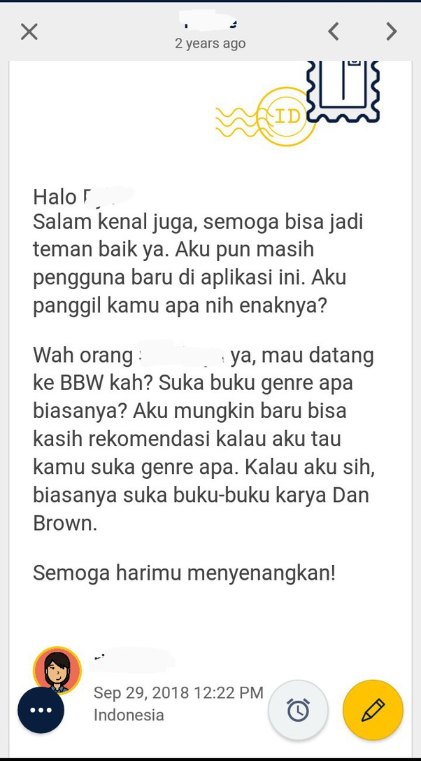 Detail Contoh Surat Untuk Sahabat Pena Baru Bahasa Indonesia Nomer 7