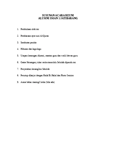 Detail Contoh Susunan Acara Rapat Sekolah Nomer 31