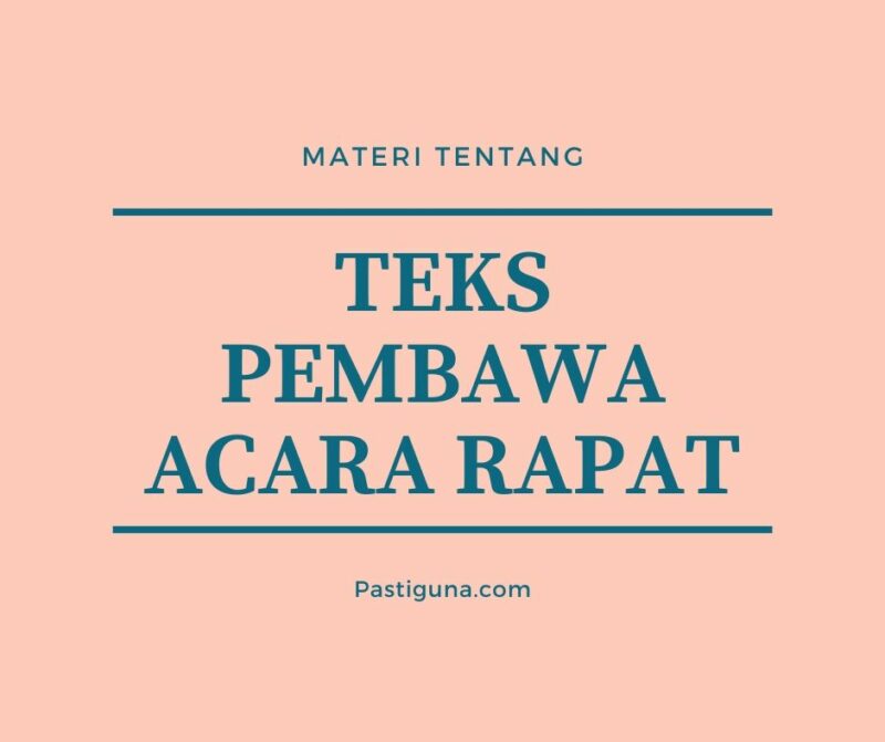 Detail Contoh Susunan Acara Rapat Sekolah Nomer 33