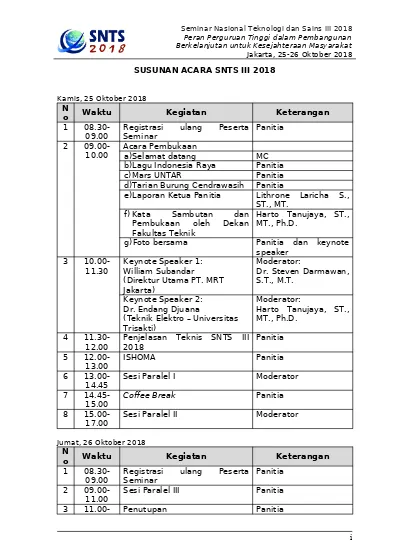 Detail Contoh Susunan Acara Sosialisasi Nomer 19