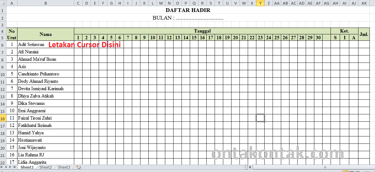 Detail Contoh Tabel Microsoft Excel Nomer 22